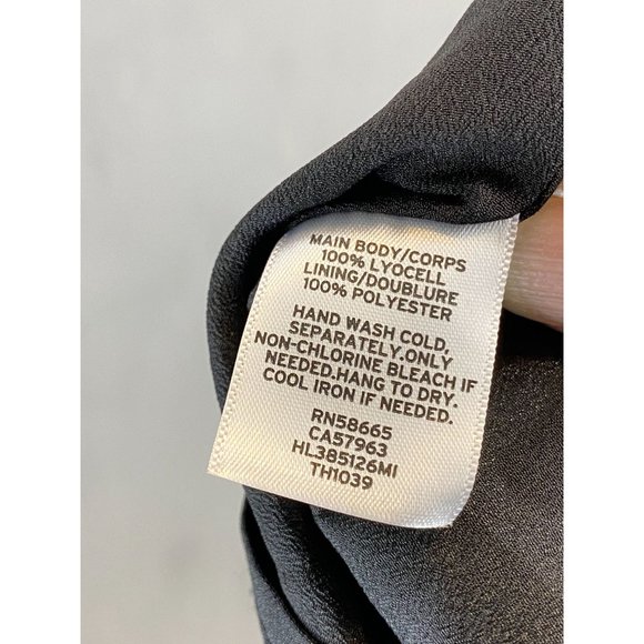 Chelsea 28 Black Ruffled Wrap Dress - Picture 6 of 6